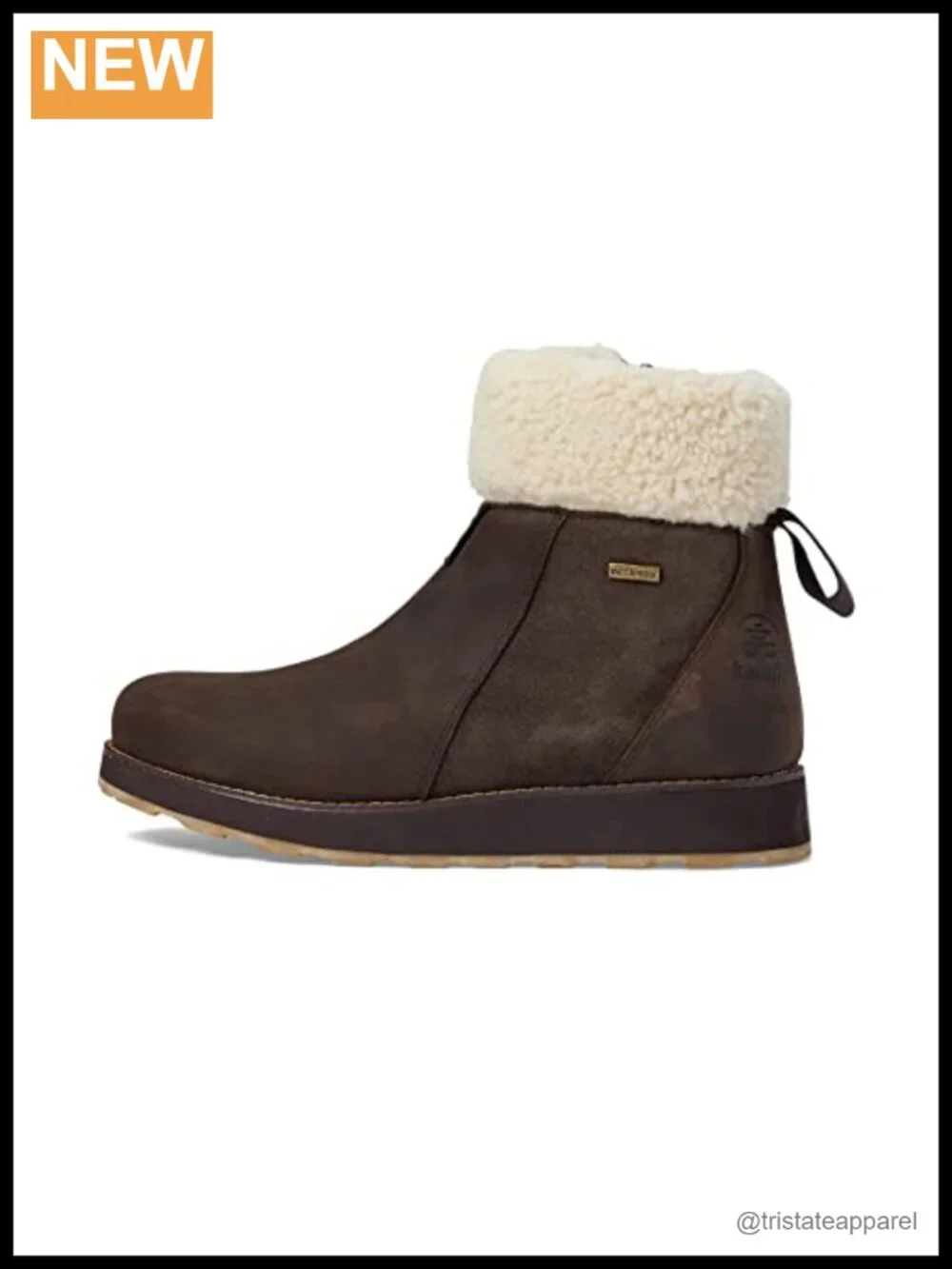 Kamik Ariel F Zip Waterproof Suede Ankle Bootie